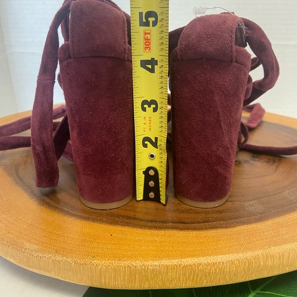 Steve Madden Christey Lace Up Leather Heel in Brandy Wine - Picture 15 of 15